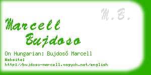 marcell bujdoso business card